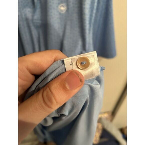 Peter Millar Summer Comfort Polo Shirt Mens XL All Over Skull Print Golf Stretch - Picture 5 of 9